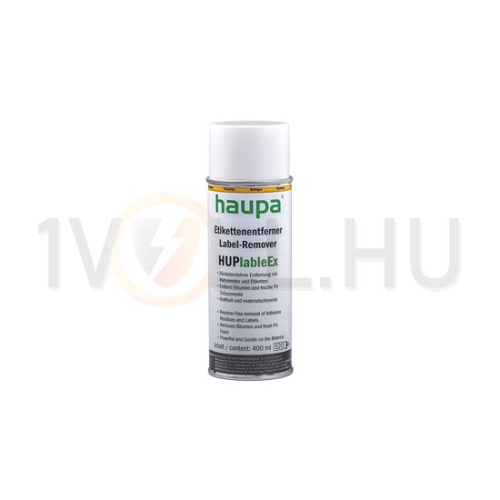 Címkeletávolító spray etikett eltávolítás-hoz ragasztó eltávolítás 400ml HUPlableEx Haupa - 170112