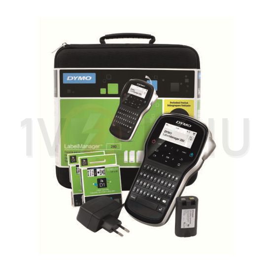 Címkenyomtató készlet táskában 6-9-12mm-szalaghoz hőnyomtató LabelManager LM 280 DYMO - S0968990