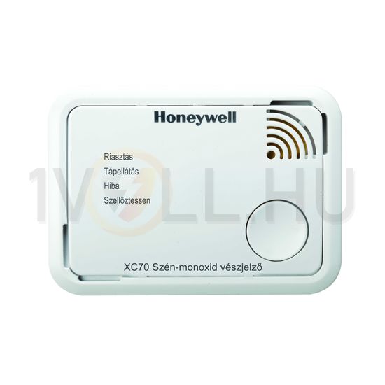 CO (szénmonoxid)-érzékelő/riasztó vezetéknélküli elemes 7év élettartam 90dB(A) fehér 3V HONEYWELL - XC70