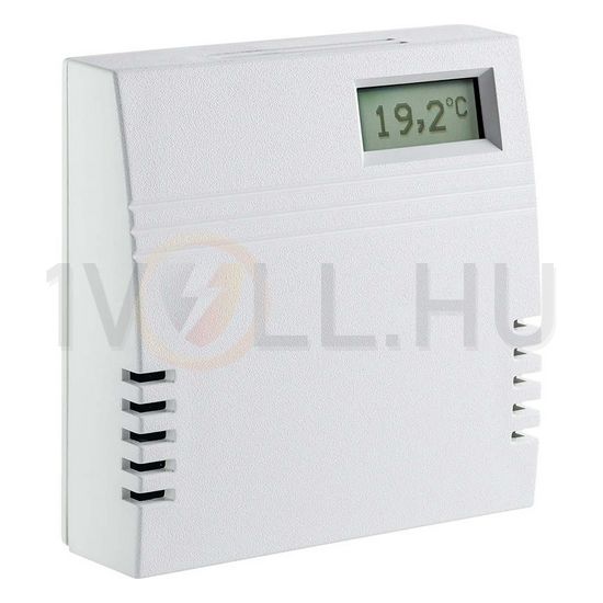 CO2+VOC hőérzékelő terem aktív 2x0..10V 0-50°C 0-2000ppm-CO2 IP30 WRF04 CO2 temp LCD VV Thermokon - 423731