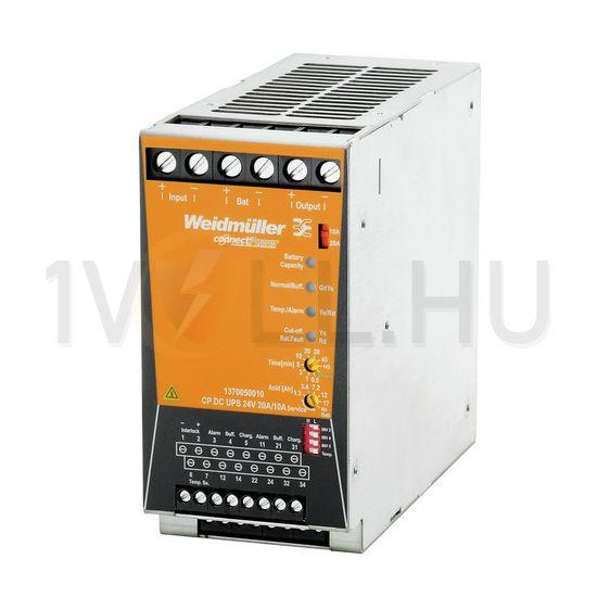 UPS vezérlő CP DC UPS 24V 20A/10A Weidmüller - 1370050010