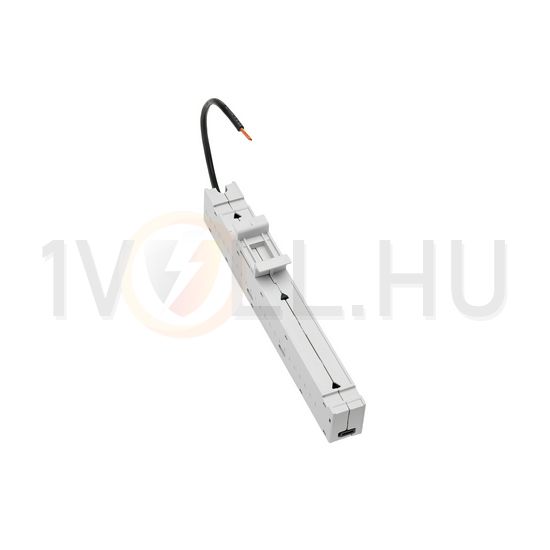 Csatlakozóadapter 1P (L3) 2,5mm2 kivezetéssel + 1db fix DIN sínnel 16A 18mm 1-sínnel EQUES CrossBoard Wöhner - 32302