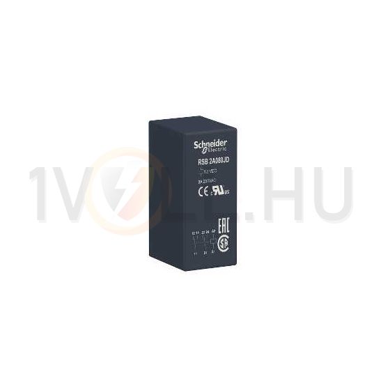 Csatolórelé 8A 2-v 12VDC monostabil IP20 Zelio RSB Schneider - RSB2A080JD