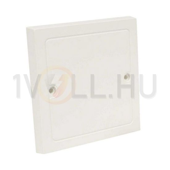 Csatornadoboz-fedél  LK 80/- és LK 80X28/1-hez négyzetes csavaros fehér műanyag 82mmx VLK KOPOS - VLK 80_HB