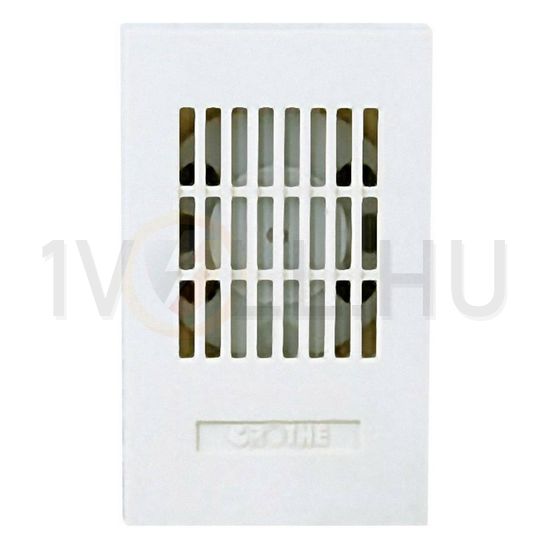 Csengő max. 10s 99x62x28mm dobozban 12V AC fehér-ház 85dB műanyag LTW 1171A 12V AC GROTHE - 24082