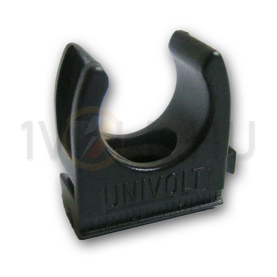 Csőbilincs (MÜII) UV-álló 16mm-csőátmérőhöz műanyag 1-csőhöz fekete sorolható CL 16 Dietzel - 082212