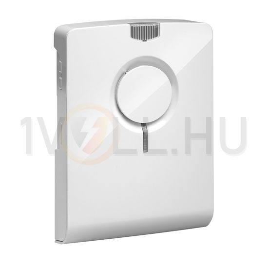 Dallamcsengő vezetékes 12dallam LED+vaku 230VAC 83dB fehér műanyag CROMA 250 ws GROTHE - 43557