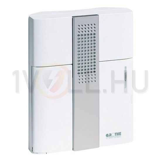 Dallamcsengő vezetékes 3dallam 4x1,5VLR14/C(nélkül) dizájn 86dB műanyag CROMA 50 GROTHE - 43150