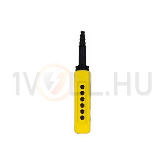 Darukapcsoló ház 6-pozíció IP65 műanyag sárga vezérlőáramköri Harmony XAC Schneider - XACA06