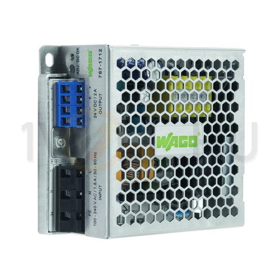 DC tápegység 85-264VAC-be 130-373VDC-be 22-26VDC-ki 2.5A-ki stabilizált 6M WAGO - 787-1712