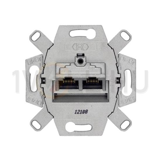 Delta adatcsatlakozó betét adapterrel 2xRJ45 Cat6e fém címketartó nélkül SIEMENS - 5TG2026-2