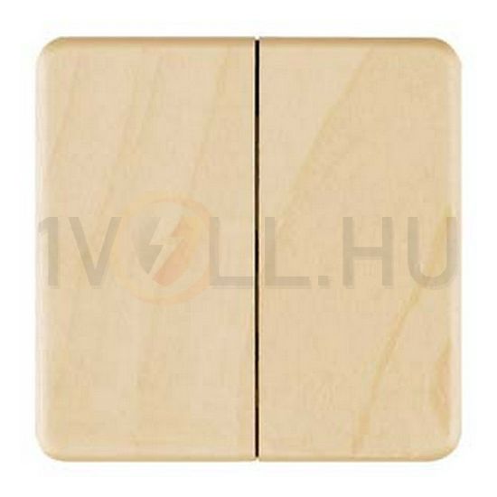 Delta billentyű juhar kettős kapcs/nyg.-hoz fa üres-jel IP20 fa fényes SIEMENS - 5TG7688