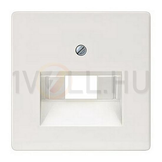 Delta fedlap RJ45/RJ11 adatcsatlakozóhoz műanyag címketartó nélkül titánfehér SIEMENS - 5TG2545