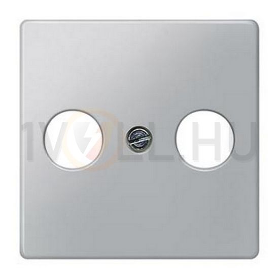 Delta fedlap TV-RD-SAT koax-antennadugaljhoz műanyag alumínium címketartó nélkül SIEMENS - 5TG1253