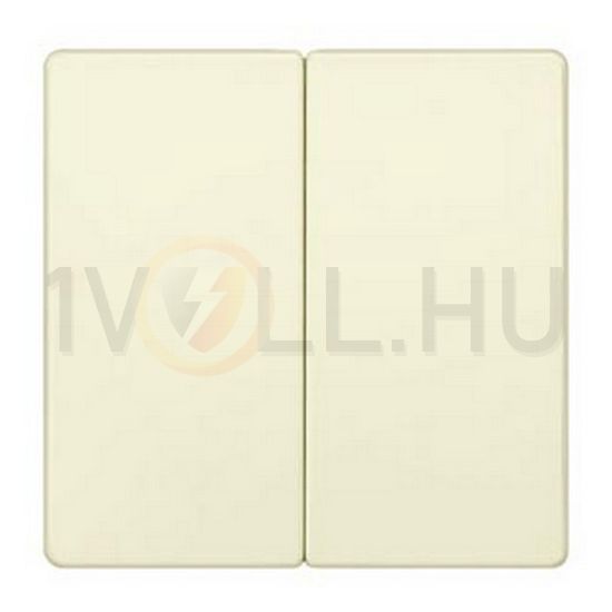 Delta I-System billentyű elektrofehér kettős kapcs/nyg.-hoz krém üres-jel IP20 műanyag SIEMENS - 5TG6275