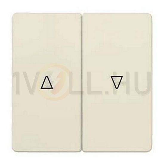 Delta I-System billentyű elektrofehér kettős redőnyhöz krém nyíl-jel IP20 műanyag fényes SIEMENS - 5TG6284