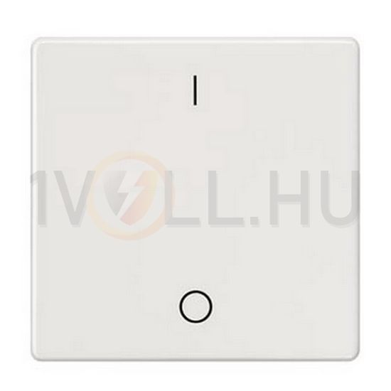 Delta I-System billentyű I/O titánfehér egyes kapcs/nyg.-hoz fehér 0 és 1 szám-jel IP20 SIEMENS - 5TG6202