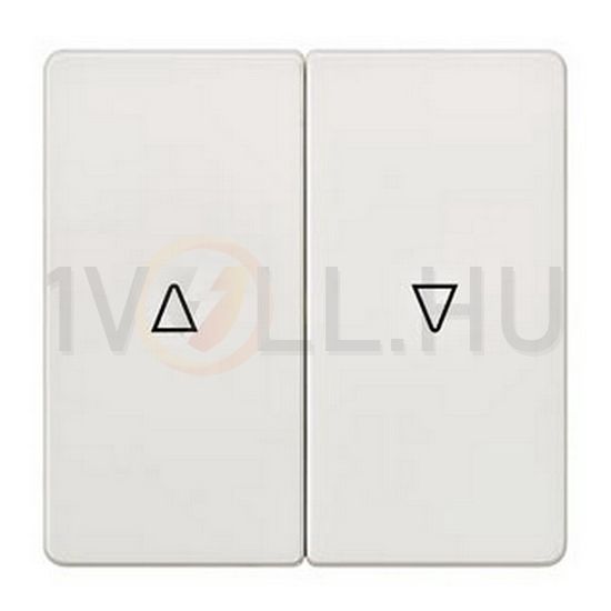 Delta I-System billentyű titánfehér kettős redőnyhöz fehér nyíl-jel IP20 műanyag fényes SIEMENS - 5TG6214