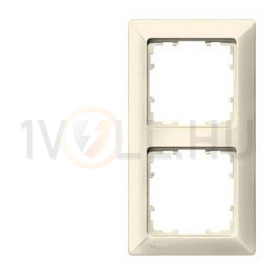 Delta Line 5TG keret 2-es elektrofehér vízszintes és függőleges műanyag SIEMENS - 5TG2582-0