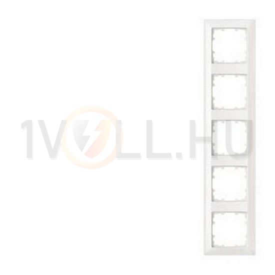 Delta Line 5TG keret 5-ös titánfehér vízszintes és függőleges műanyag SIEMENS - 5TG2555-0
