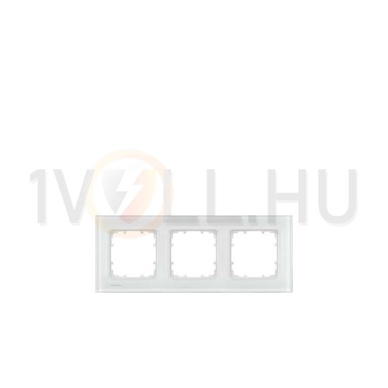 Delta Miro 5TG keret 3-as fehér vízszintes és függőleges üveg SIEMENS - 5TG1203-1