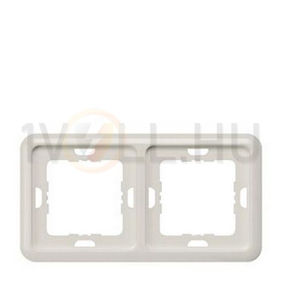 Delta Profil 5TG keret 2-es ezüst vízszintes és függőleges műanyag SIEMENS - 5TG1772