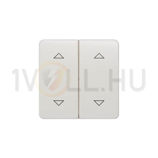 Delta Profil billentyű titánfehér kettős kapcs/nyg.-hoz fehér nyíl-jel IP20 műanyag 5TE SIEMENS - 5TG7961