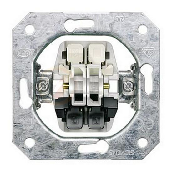 Delta redőnymozgató mech+elektr.zárral 2P betét 102 2P kapcsoló billentyűs 5TA SIEMENS - 5TA2154