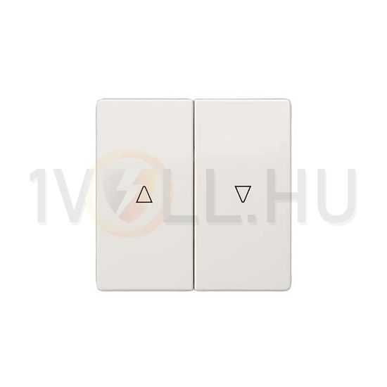 Delta Style billentyű titánfehér kettős redőnyhöz fehér nyíl-jel IP20 műanyag fényes 5TG SIEMENS - 5TG7143