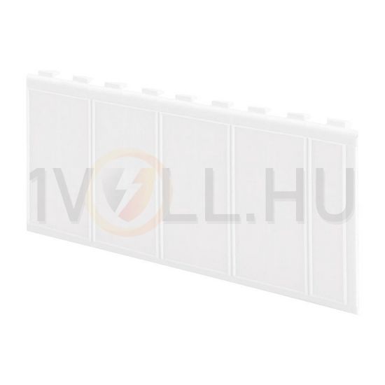 DIN modultakaró kiselosztókhoz 4,5M fehér műanyag fehér 6.5M 81mm x 47mm 40CD GEWISS - GW40467