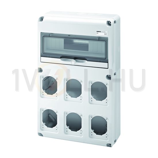 Dugaszoló kiselosztó 6-dugaljhellyel 68Q-DIN GEWISS - GW68008N