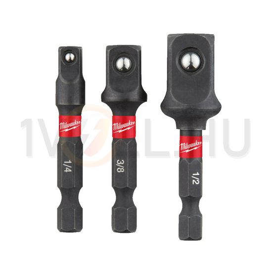 Dugókulcs adapter készlet 3db 1/4
