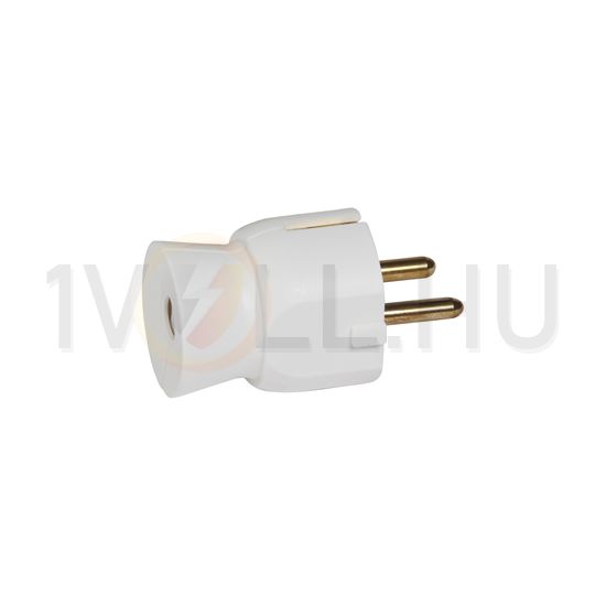 Dugvilla 2P+F 16A Hátsó bekötés 230V fehér műanyag csavaros IP20 LEGRAND - 050315