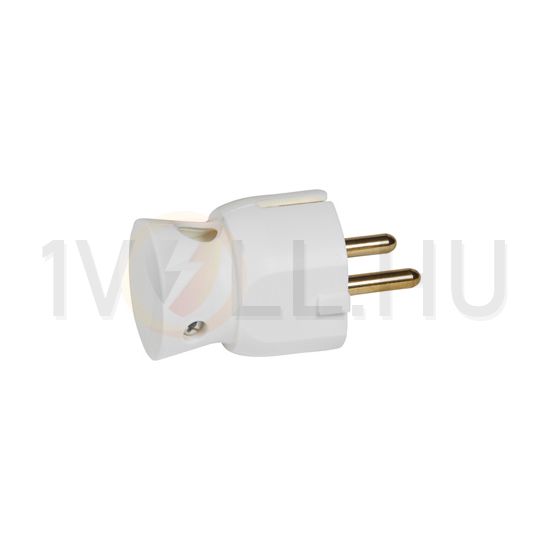 Dugvilla 2P+F 16A Oldalsó bekötés 230V fehér műanyag csavaros IP20 LEGRAND - 050316