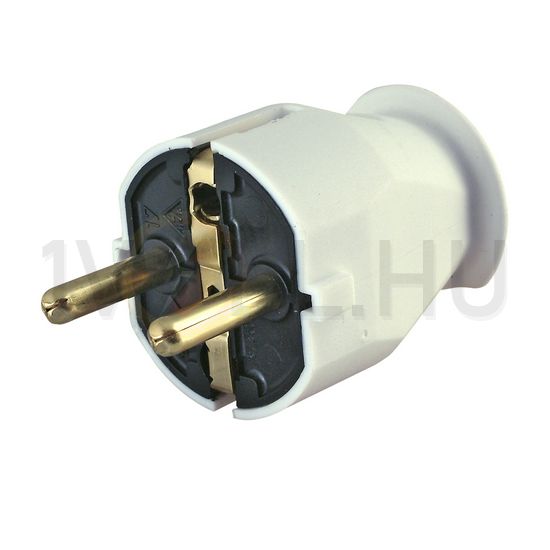 Dugvilla egyenes 250V fehér műanyag csavaros IP20 Kopp - 175702000