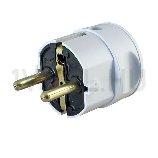 Dugvilla pipa 250V fehér műanyag csavaros IP20 Kopp - 178502007