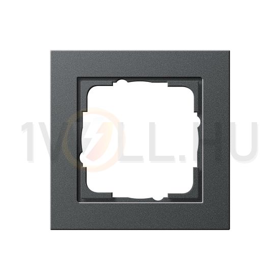 E2 keret 1-es vízszintes és függőleges műanyag antracit GIRA - 021123