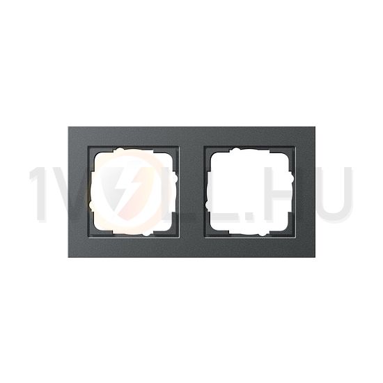 E2 keret 2-es vízszintes és függőleges műanyag antracit GIRA - 021223