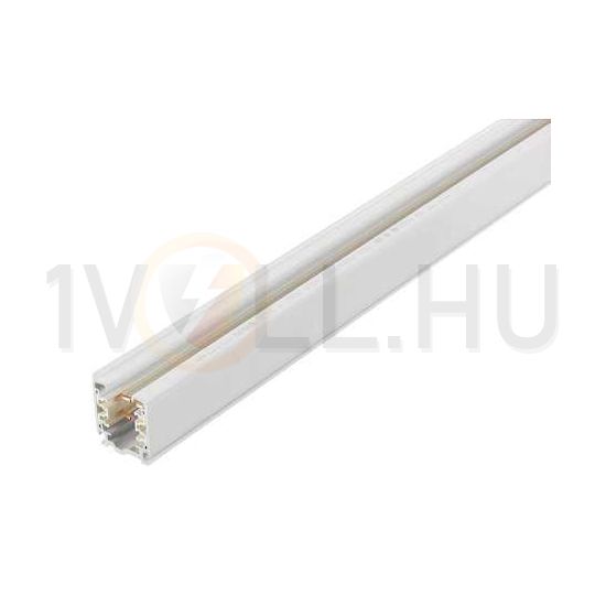 Egyenes elem 3F világítási sínhez 16A 3m 230-400V 3F falonkívüli fehér alumínium XTS 4300-3 LIVAL - 19104303
