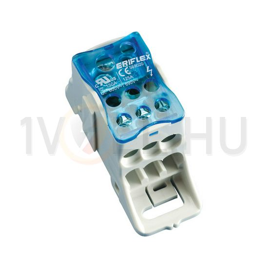 Elosztókapocs 10-35mm2/betáp 1P csavaros 7csatl./16mm2 kalapsínre nVent ERIFLEX UDJ-125A ERICO - 569020