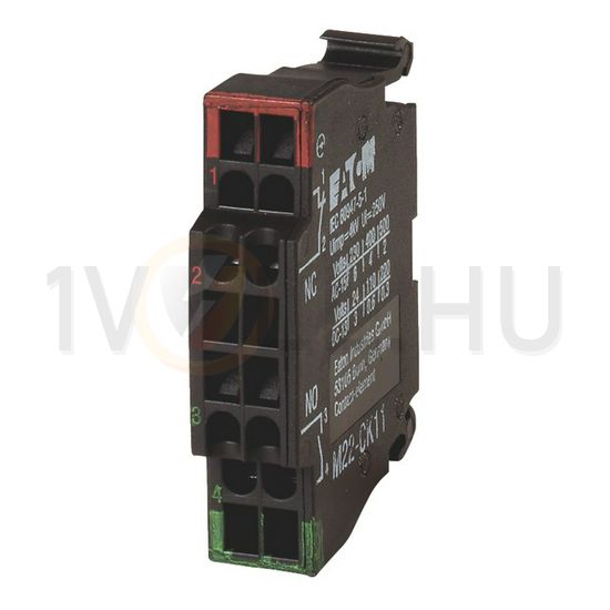 Érintkezőblokk vezérlőkészülékhez előlapra rádugható/beépíthető 1-z 1-ny M22-CK11 EATON - 107940