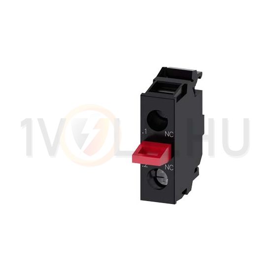 Érintkezőelem vezérlőkészülékhez 1ny 6A/AC15/230V alulra csavaros SIRIUS ACT SIEMENS - 3SU1400-2AA10-1CA0