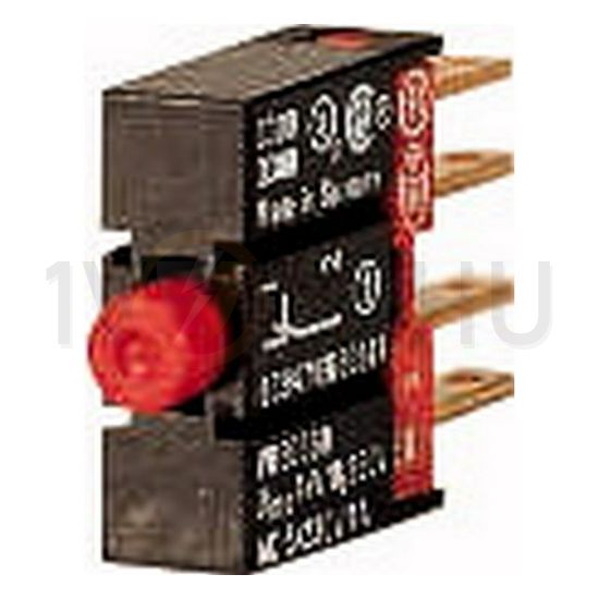 Érintkezőelem vezérlőkészülékhez előlapra rádugható 1-ny 6A/AC15/230V csavaros E01 EATON - 090401