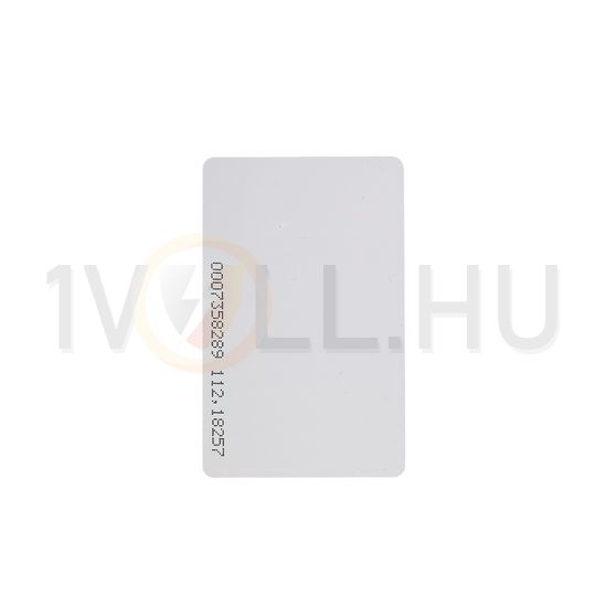 Érintőkártya RFID proximity 125kHz EM vízálló CON-CARD OVERGATE