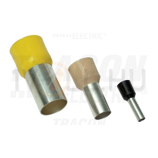 Érvéghüvely NFC szigetelt normál 1.5mm2 12mm fekete TRACON - E14