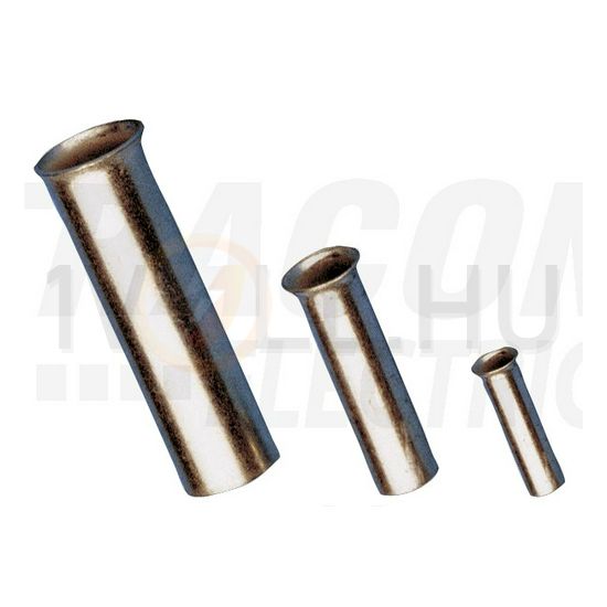 Érvéghüvely normál 6mm2 15mm TRACON - E07N