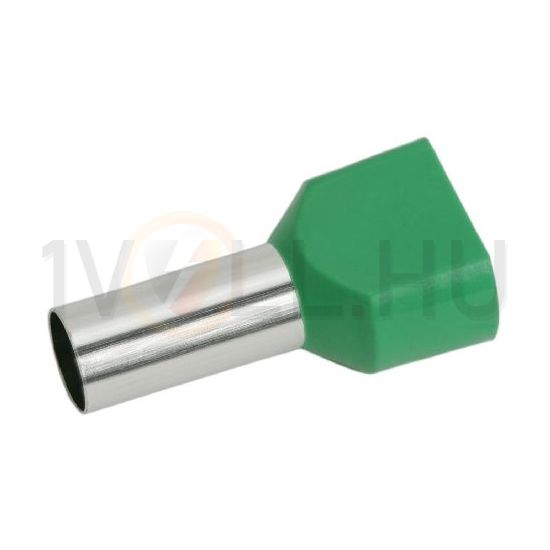 Érvéghüvely szigetelt iker 2x 16mm2 29mm zöld H16,0/29 ZH GN Weidmüller - 9037360000