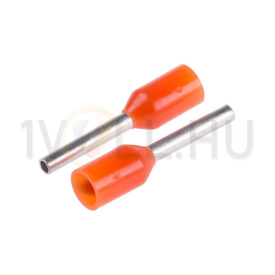 Érvéghüvely szigetelt normál 0.5mm2 14mm narancs H0,5/14 OR SV Weidmüller - 9026060000