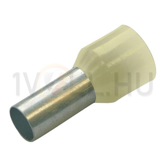 Érvéghüvely szigetelt normál 10mm2 18mm elefántcsont Haupa - 270744