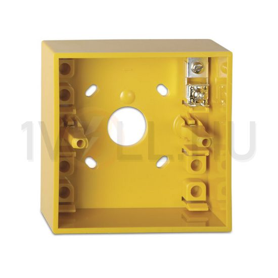 Fali doboz hátsó rész DM7xx kézi jelzésadóhoz  IP24D sárga 88x88x32mm  UTCF - DMN787Y